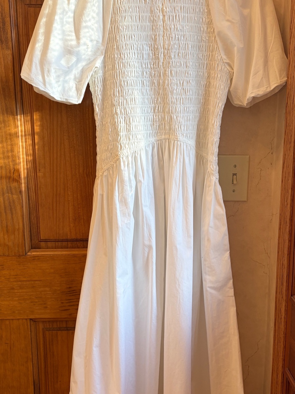 J Crew NWT $168 Cotton Poplin Meadow Dress Small White - Picture 5 of 5